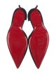 Christian Louboutin Suede D'Orsay Pumps