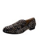 Christian Louboutin Spike Accents Leather Loafers
