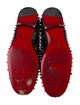 Christian Louboutin Spike Accents Leather Loafers