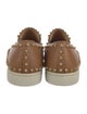 Christian Louboutin Spike Accents Leather Sneakers
