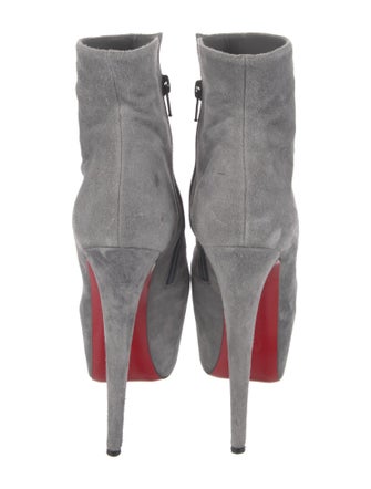 Christian Louboutin Suede Sock Boots