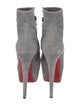 Christian Louboutin Suede Sock Boots