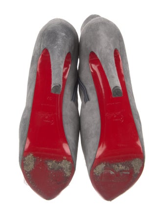 Christian Louboutin Suede Sock Boots