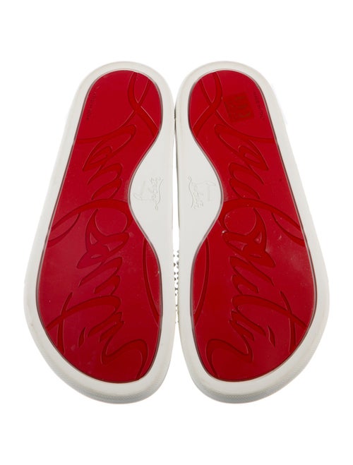 Christian Louboutin Spike Accents Rubber Slides