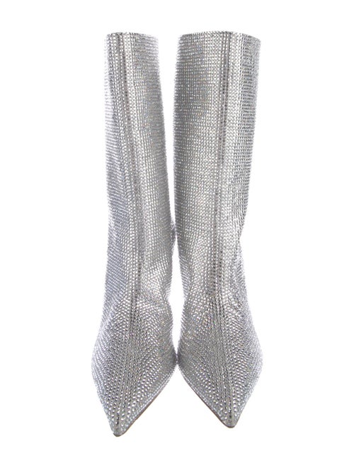 Christian Louboutin Crystal Embellishments Sock Boots