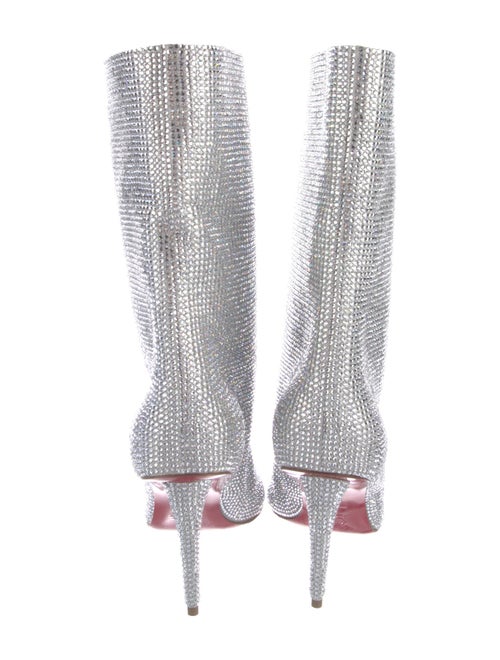 Christian Louboutin Crystal Embellishments Sock Boots