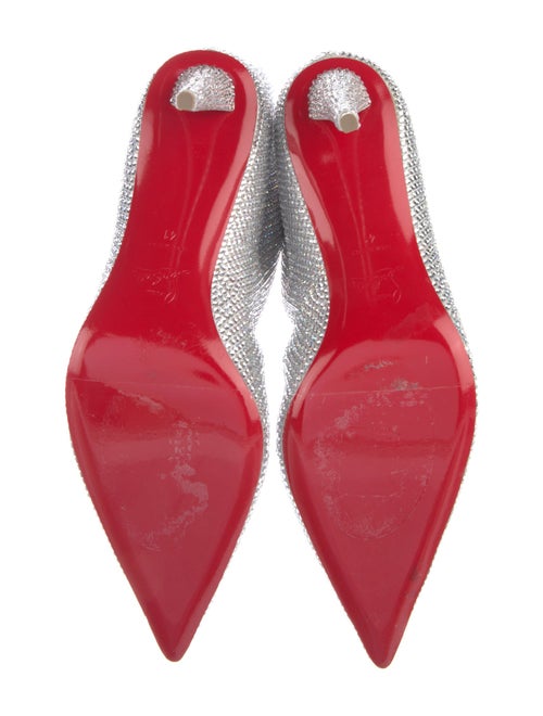 Christian Louboutin Crystal Embellishments Sock Boots