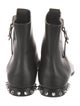 Christian Louboutin Spike Accents Leather Boots