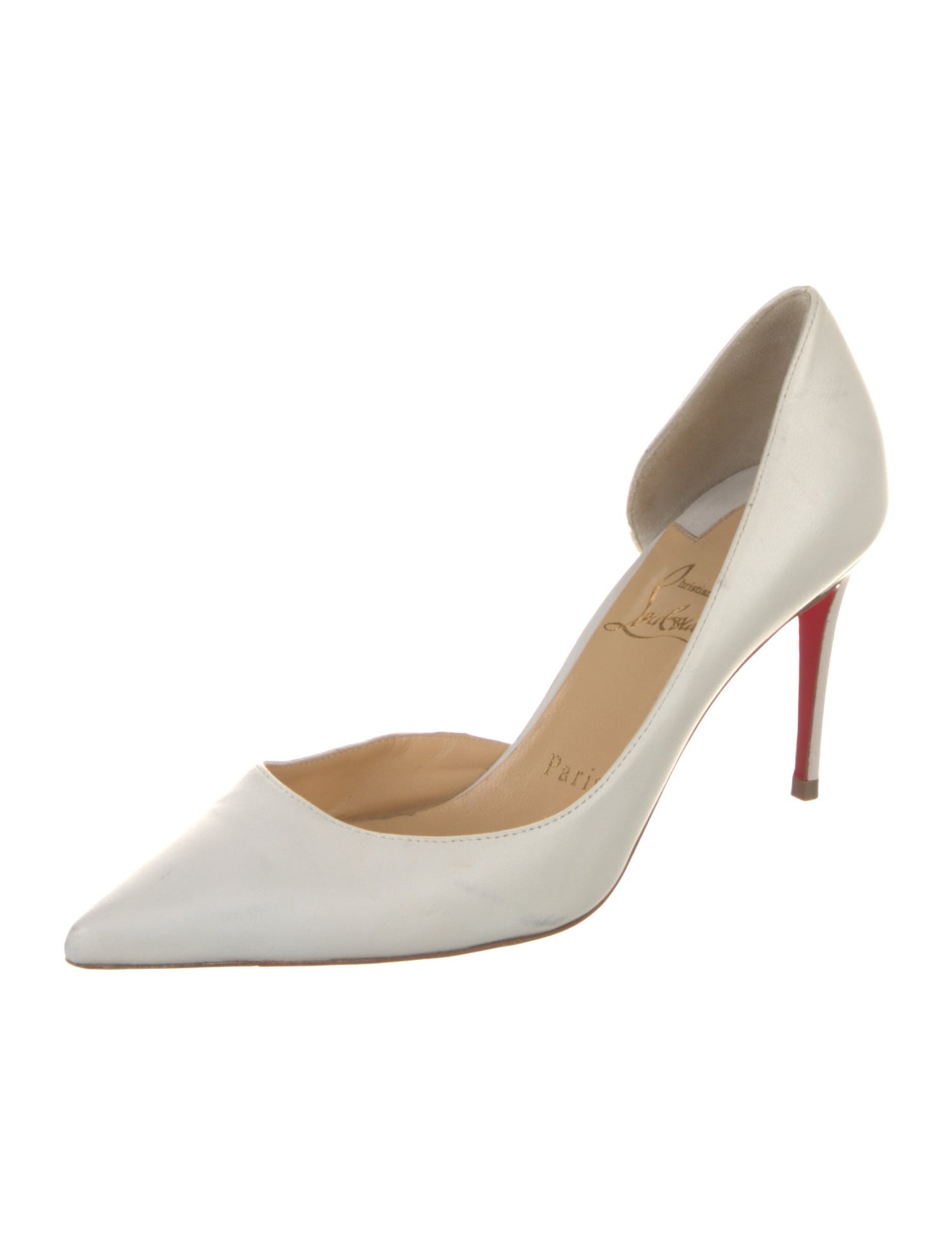 Christian Louboutin Leather D'Orsay Pumps