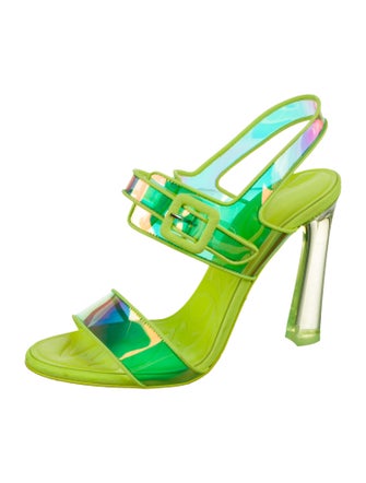 Christian Louboutin PVC Slingback Sandals