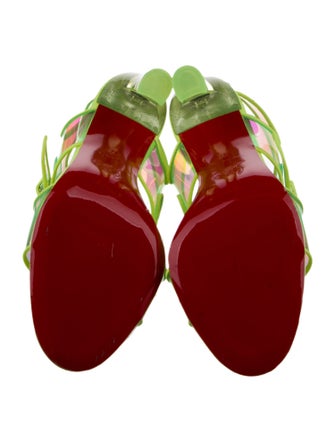 Christian Louboutin PVC Slingback Sandals