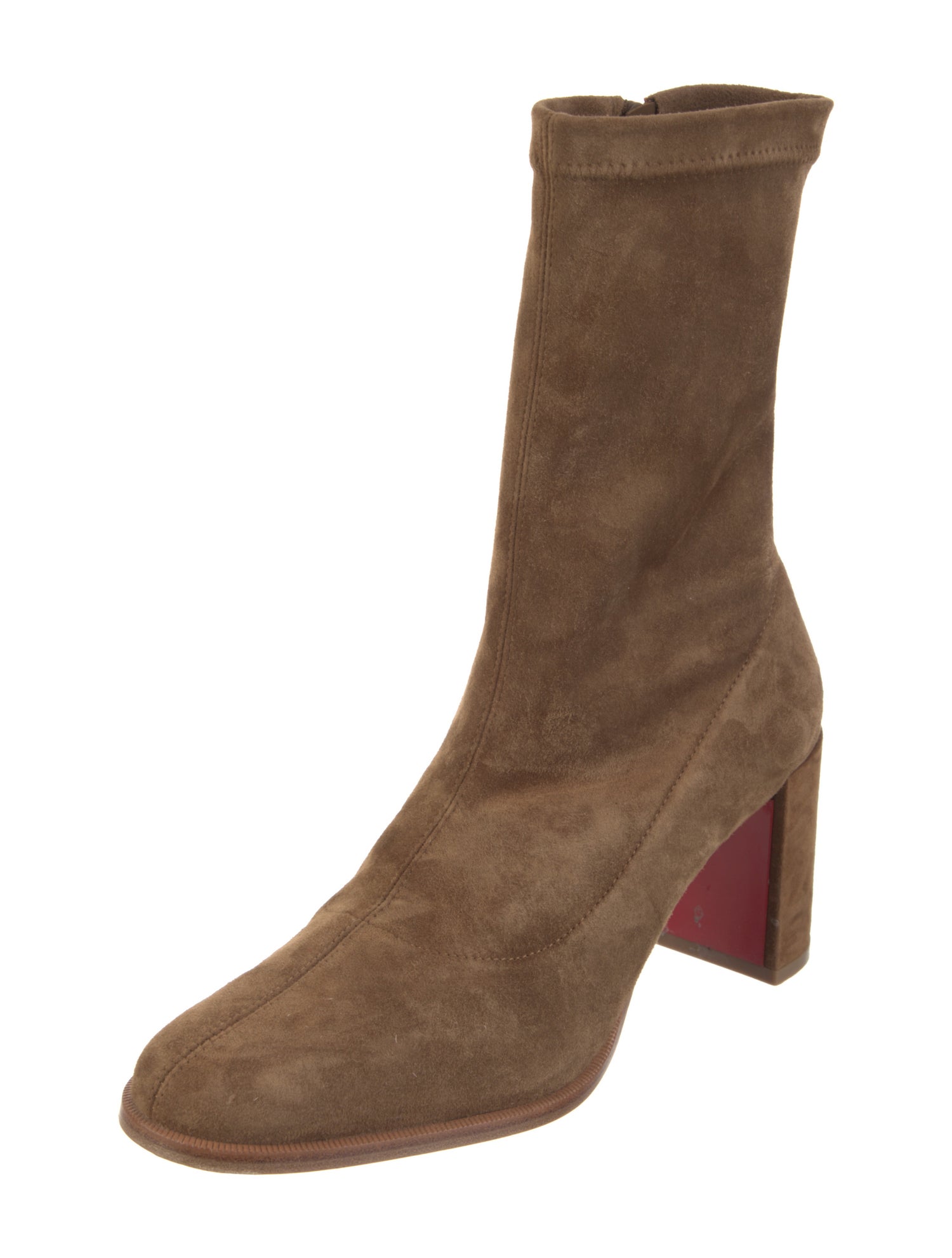 Christian Louboutin Suede Sock Boots