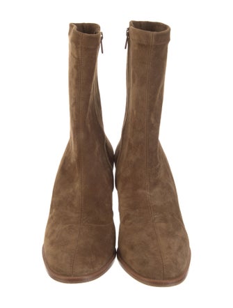 Christian Louboutin Suede Sock Boots