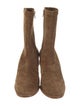 Christian Louboutin Suede Sock Boots
