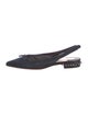 Christian Louboutin Hall Sling Flat Spike Accents Slingback Flats