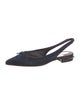 Christian Louboutin Hall Sling Flat Spike Accents Slingback Flats