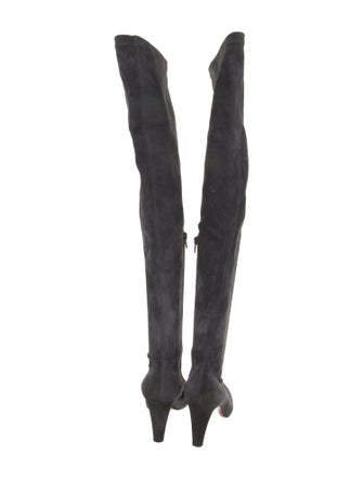 Christian Louboutin Suede Sock Boots