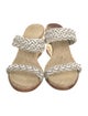 Christian Louboutin Leather Chain-Link Accents Espadrilles