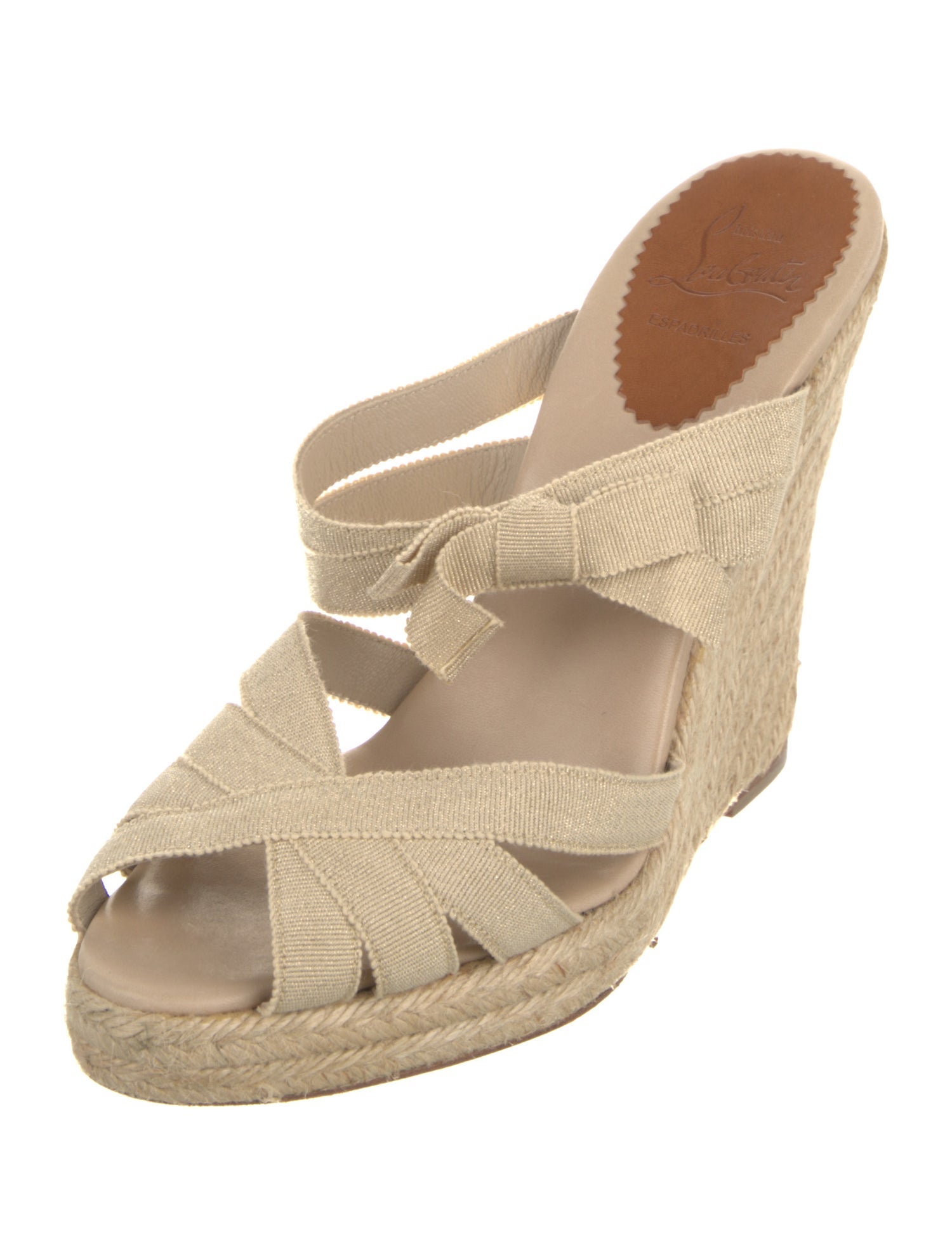 Christian Louboutin Bow Accents Espadrilles