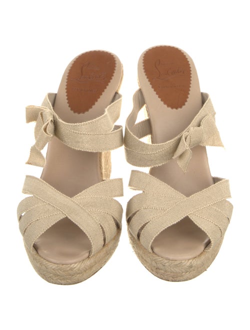 Christian Louboutin Bow Accents Espadrilles