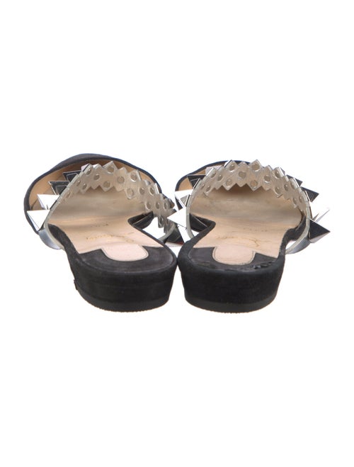 Christian Louboutin Rockstud Spike Suede Mules