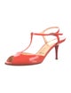 Christian Louboutin Patent Leather T-Strap Pumps