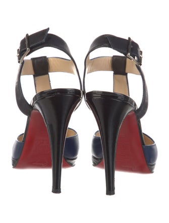 Christian Louboutin Leather T-Strap Pumps