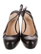 Christian Louboutin Leather Slingback Pumps