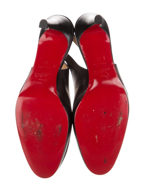 Christian Louboutin Leather Slingback Pumps