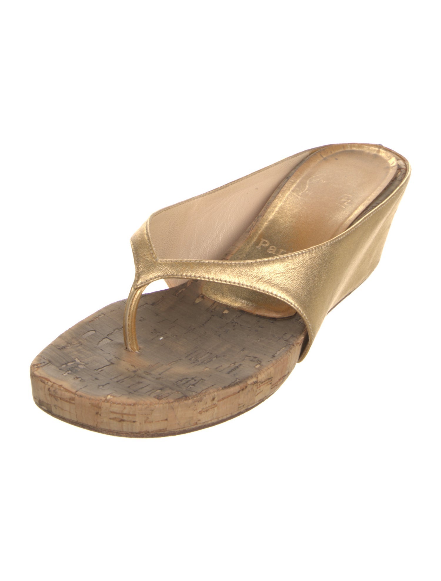 Christian Louboutin Leather Slides