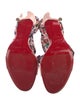 Christian Louboutin Patent Leather Printed Sandals
