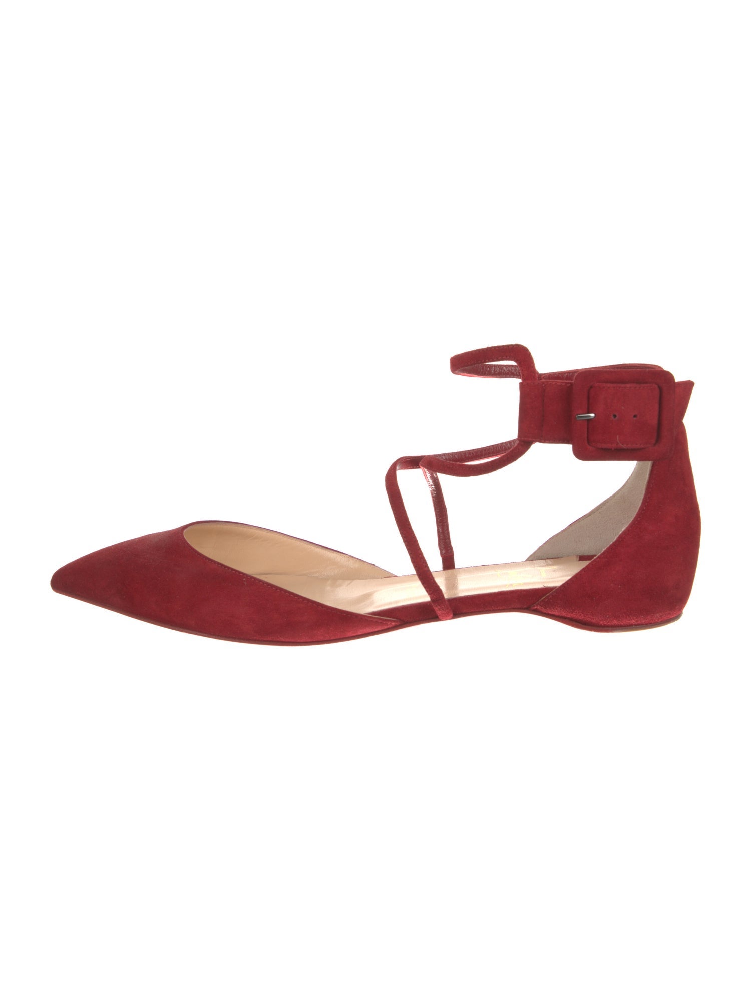 Christian Louboutin Suede Flats