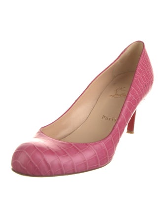 Christian Louboutin Crocodile Pumps
