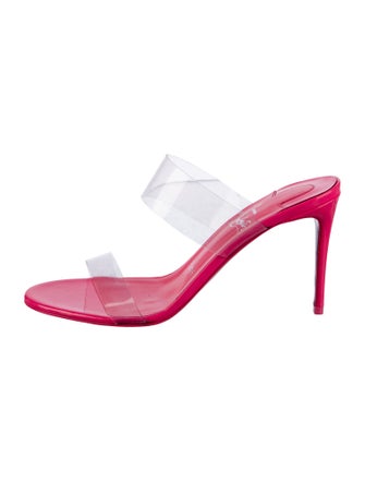 Christian Louboutin Patent Leather Slides