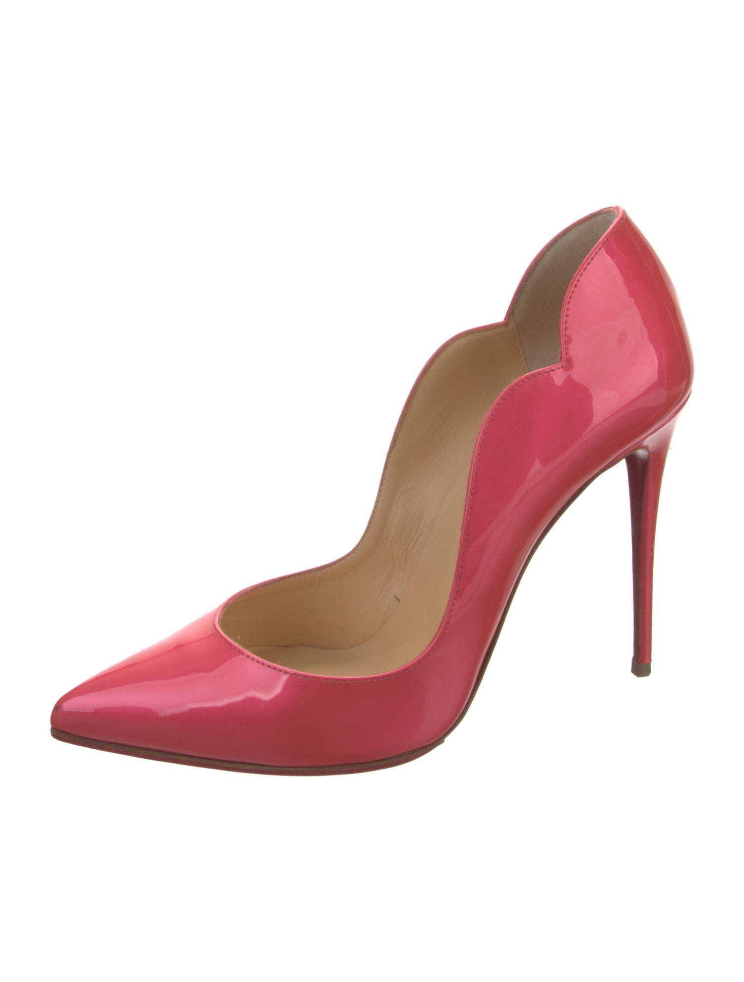Christian Louboutin Patent Leather D'Orsay Pumps