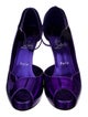 Christian Louboutin Round Chick Alta Patent Leather D'Orsay Pumps