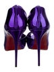 Christian Louboutin Round Chick Alta Patent Leather D'Orsay Pumps