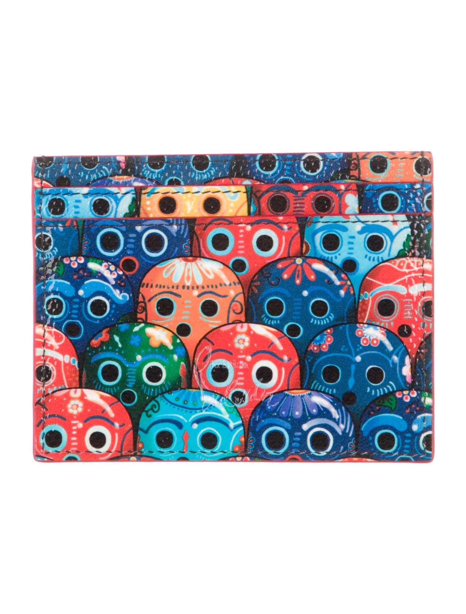 Christian Louboutin Patent Leather Printed Card Holder