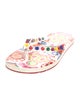 Christian Louboutin Rubber Printed Flip Flops