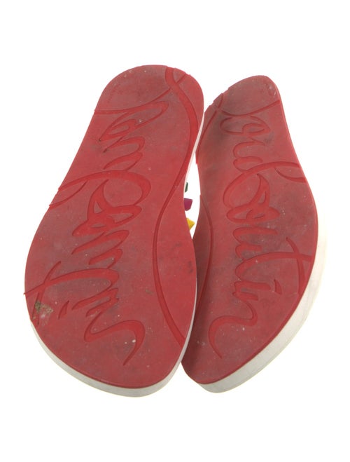 Christian Louboutin Rubber Printed Flip Flops