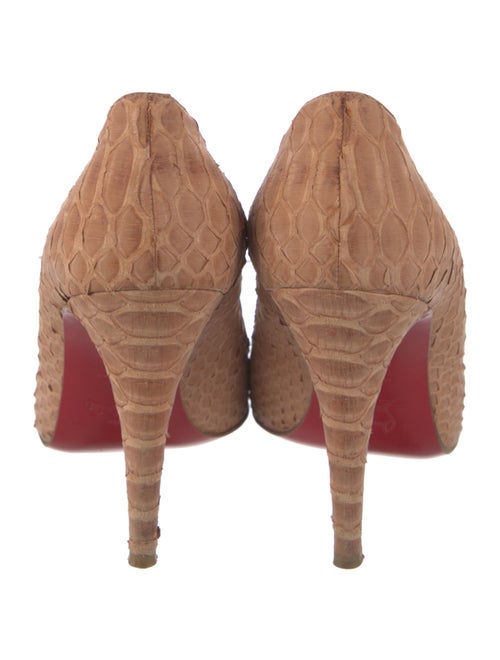 Christian Louboutin Snakeskin Animal Print Pumps