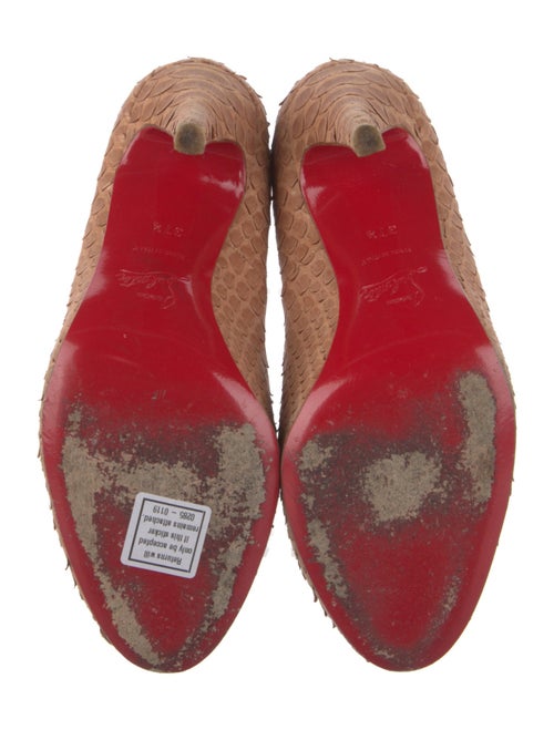 Christian Louboutin Snakeskin Animal Print Pumps