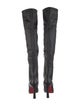 Christian Louboutin Leather Lace-Up Boots