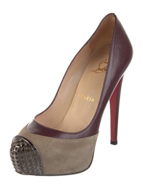 Christian Louboutin Une Plume140 Leather Pumps