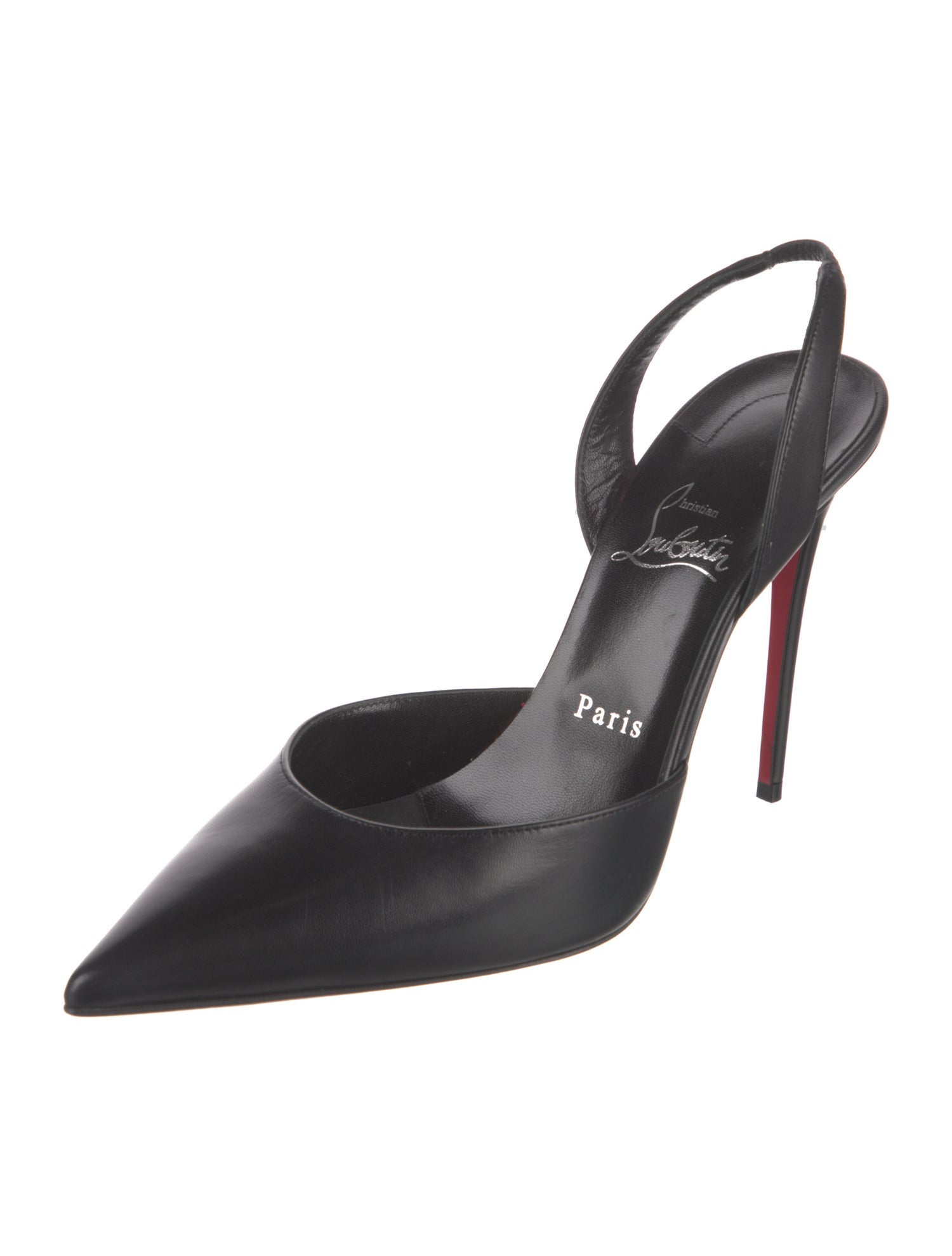 Christian Louboutin Leather Slingback Pumps