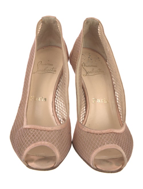 Christian Louboutin Mesh Mesh Accents Pumps