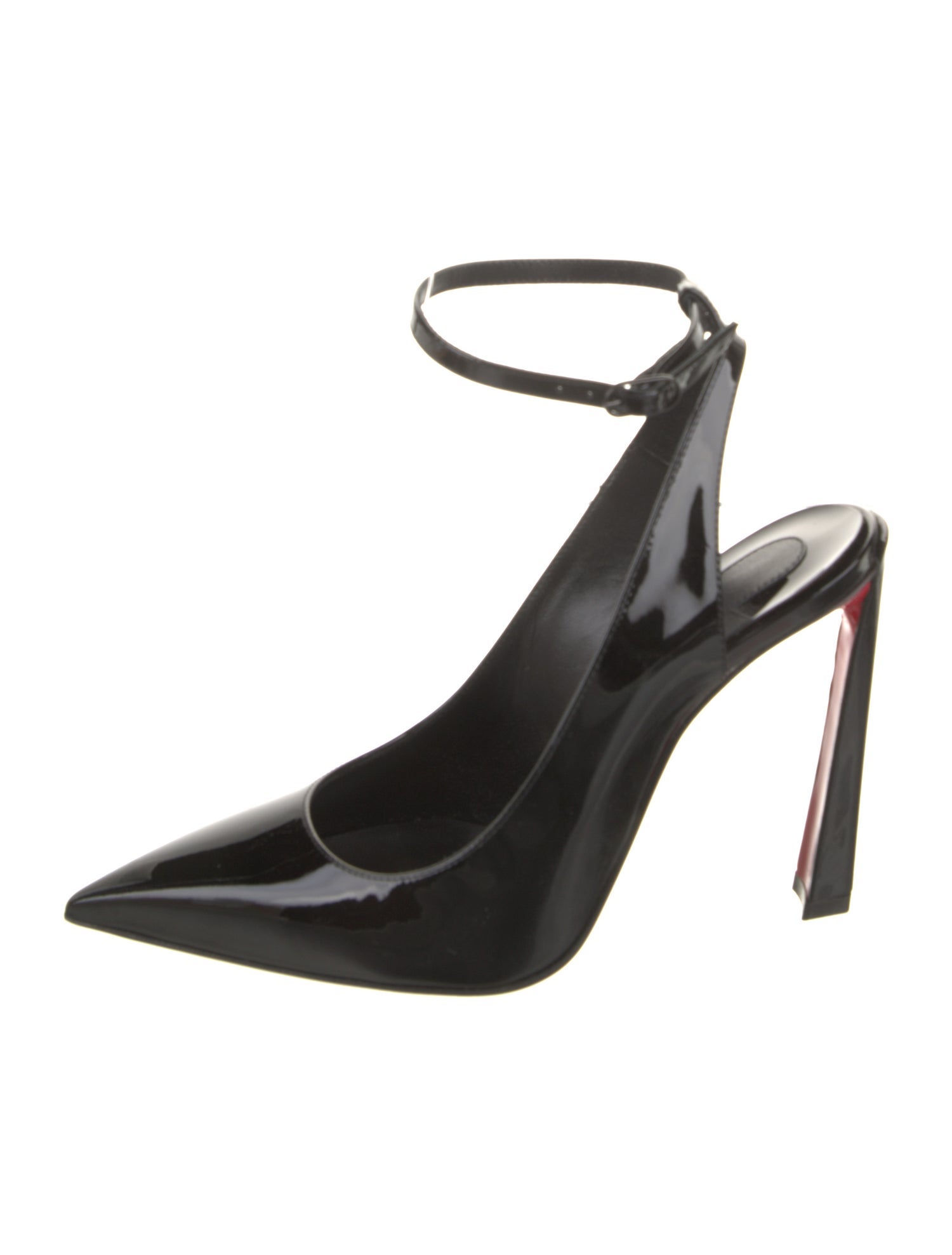 Christian Louboutin Patent Leather Slingback Pumps