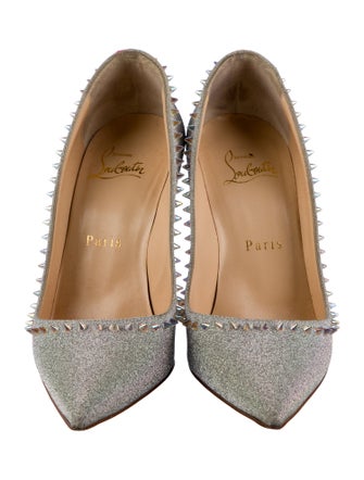Christian Louboutin Glitter Glitter Accents Pumps