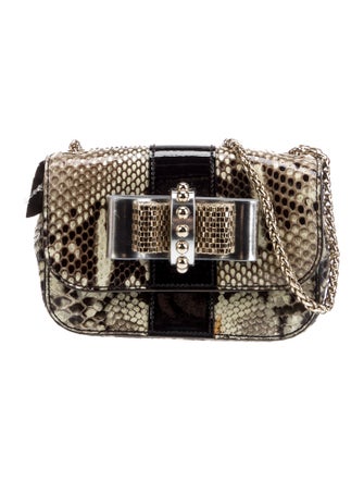 Christian Louboutin Snakeskin Minaudière