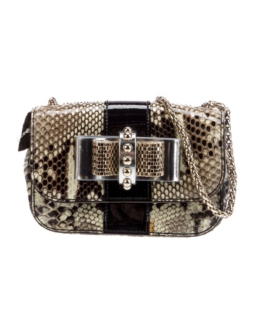 Christian Louboutin Snakeskin Minaudière